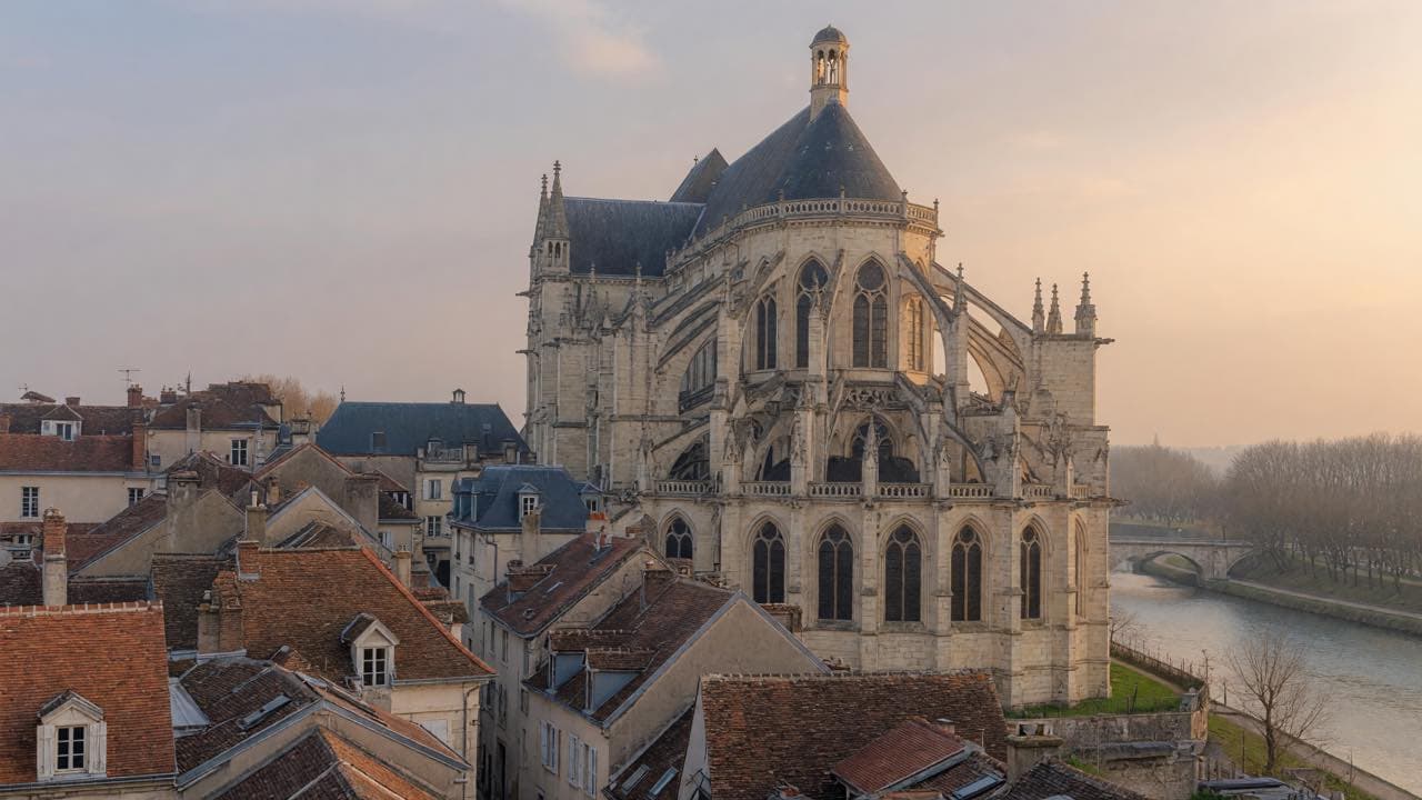 l'abbatiale Notre-Dame-des-Ardents, emblème du secteur Lagny-sur-Marne