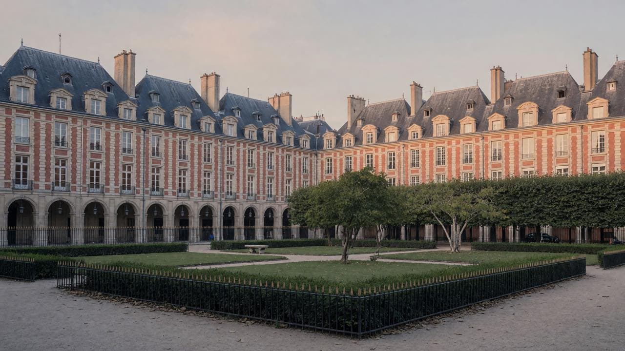 la place des Vosges, emblème du secteur Paris 4e
