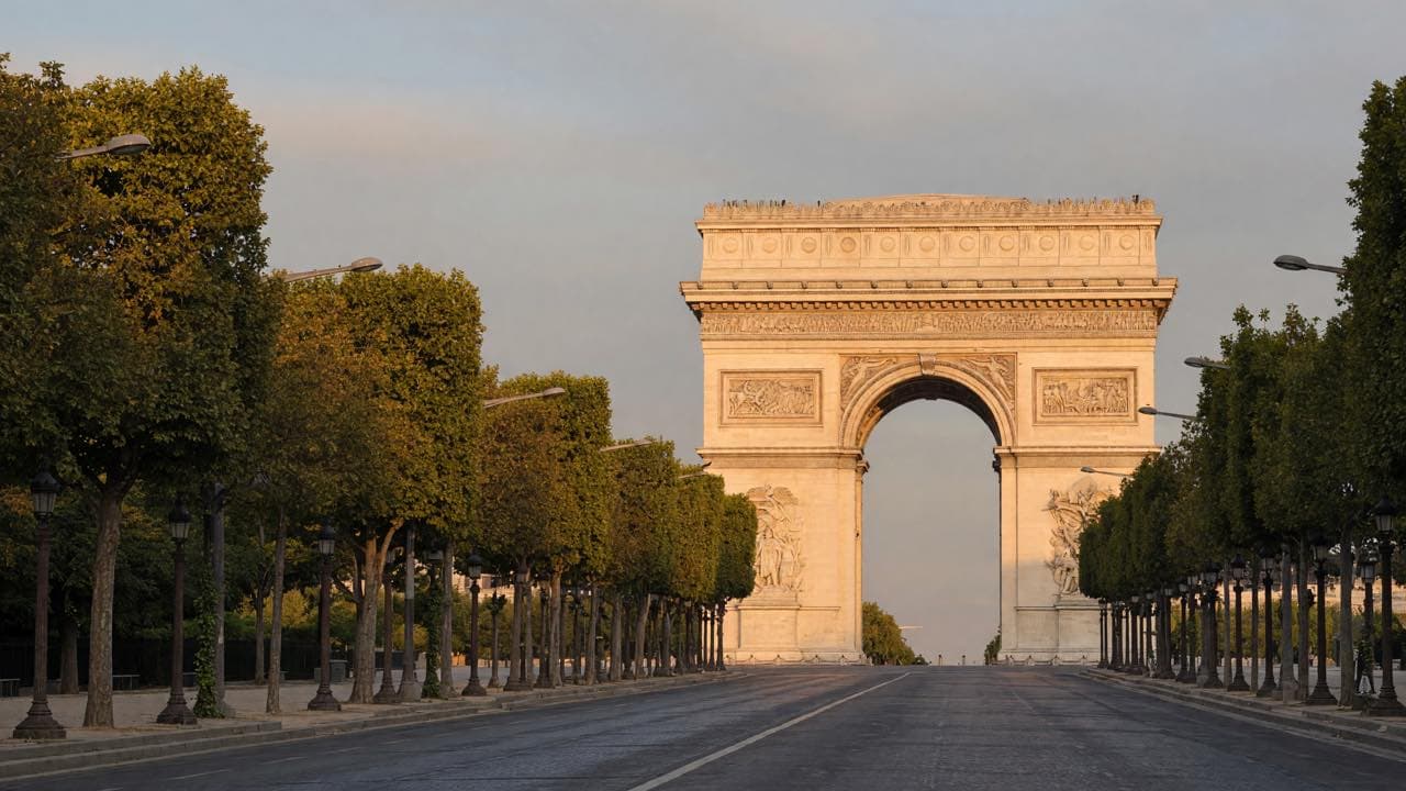 l'Arc de Triomphe, emblème du secteur Paris 8e